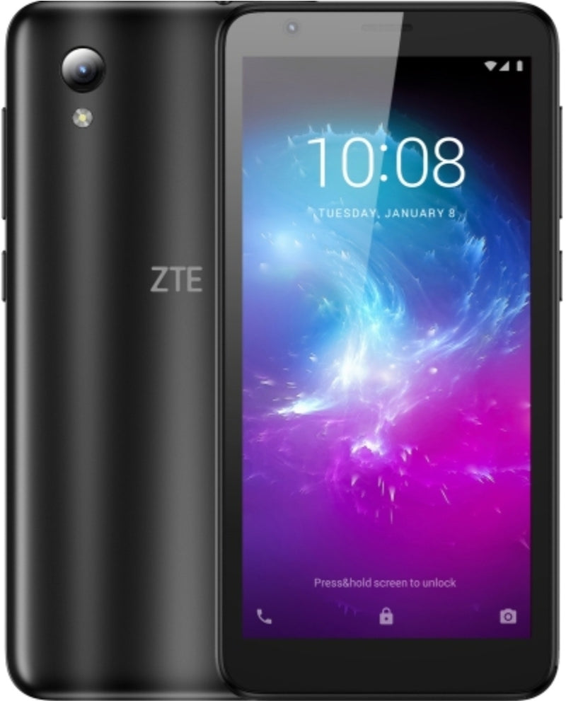 ZTE Blade L8 Factory Unlocked Smartphone - 5 inch Display 32GB Storage - New Sealed - Black