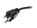StarTech 1 ft Standard Computer Power Cord - NEMA5-15P to C13 - 125V