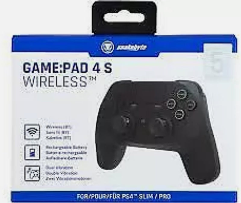 Snakebyte PS4 Game:Pad 4 S Wireless Controller Black
