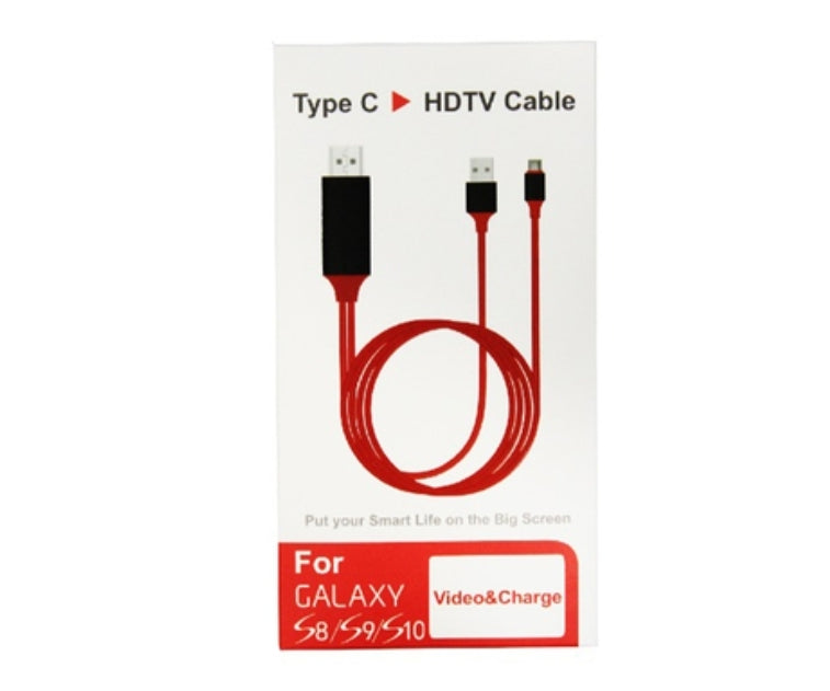 USB C to HDMI cable, Video and Charge .