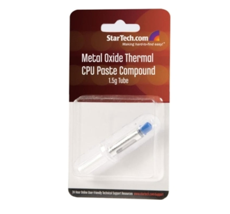 Metal Oxide Thermal CPU Paste Compound Tube - >0.0060 °C/W - Silver