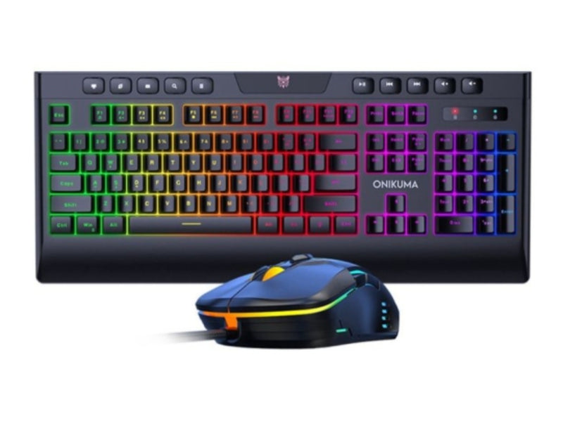 ONIKUMA G21 RGB Gaming Keyboard + CW902 RGB Gaming Mouse Set - Brand New