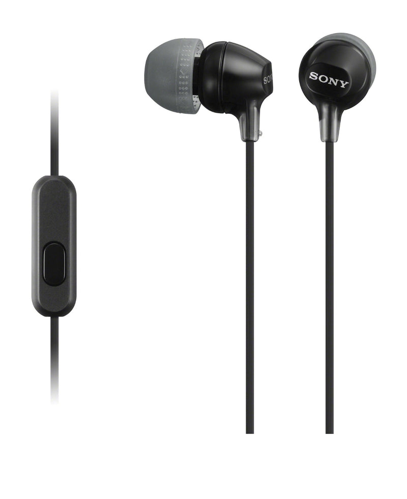 Sony MDR-EX15APB Fashion Colour EX In-Ear Wired Earbuds - Black