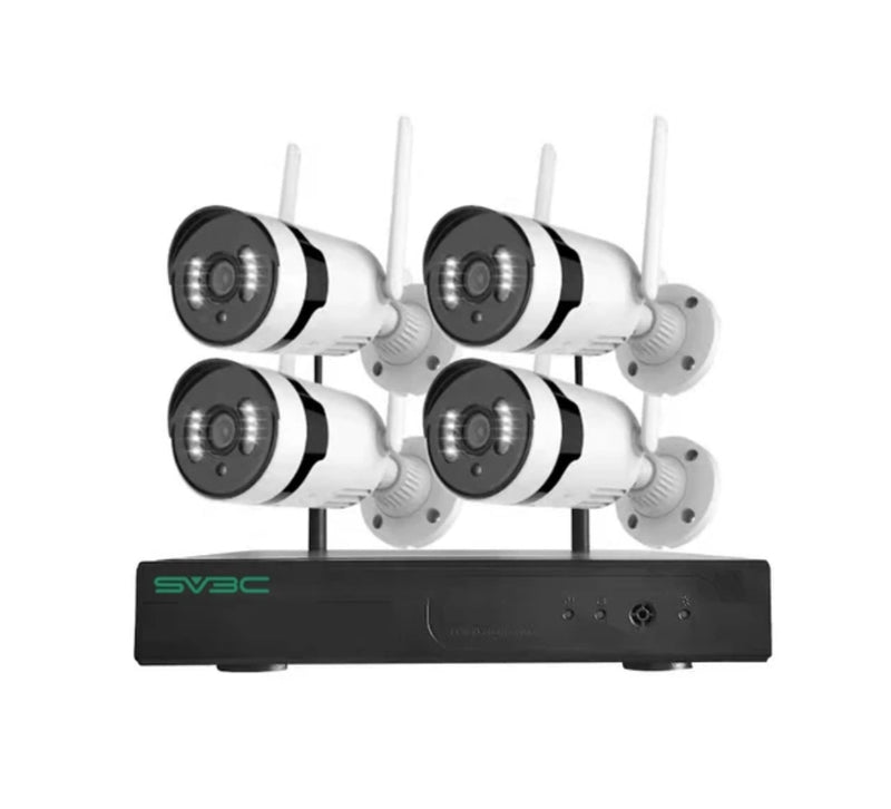 CCTV Wifi Kits 4 Channel Outdoor Wifi security System With NVR.