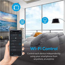 Geeni SPOT Smart Wifi Outlet Plug, Compatible with Alexa and Google Assistant, White