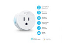Geeni SPOT Smart Wifi Outlet Plug, Compatible with Alexa and Google Assistant, White