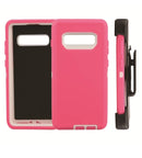 Heavy duty shockproof belt clip holster defender phone case for samsung S10.