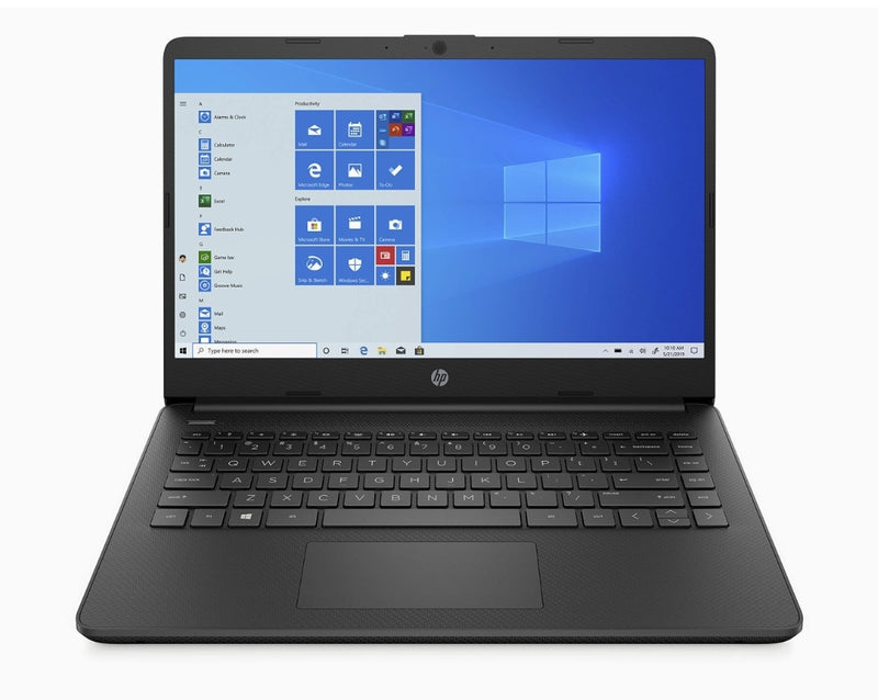 HP 14-inch Laptop, AMD 3020e Processor, AMD Radeon Graphics, 4 GB Ram, 64 GB eMMC Internal Storage, (14-fq0010ca, Jet Black)