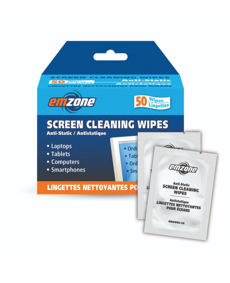 Emzone Screen Cleaning Wipes.