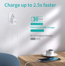 Q5004 CHOETECH PD Fast Type C Wall Charger 20W Compatible IPhone 12 Pro Max/12 Mini/11 Pro Max