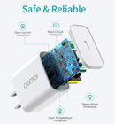Q5004 CHOETECH PD Fast Type C Wall Charger 20W Compatible IPhone 12 Pro Max/12 Mini/11 Pro Max