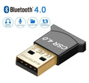 USB 4.0 Bluetooth Adapter Wireless Dongle High Speed CSR for PC Windows Computer