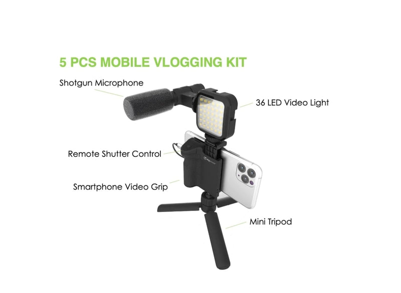 FOLLOW ME - Vlogging Kit with Wireless Hand Held Grip