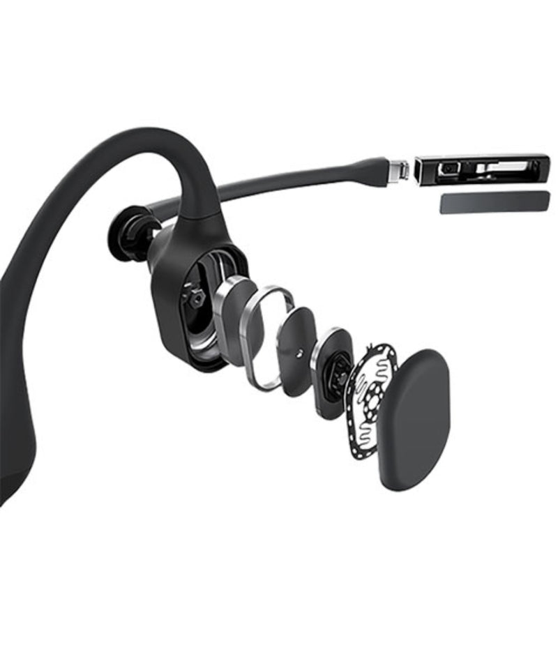 Shokz OpenComm Bone Conduction Wireless Headset (C102-AN-BK-US) - Black