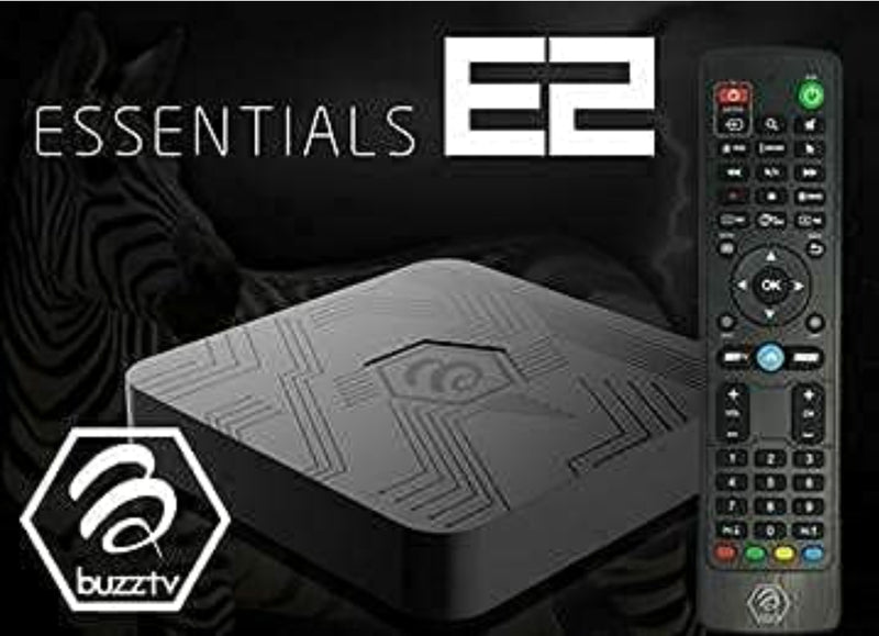 Buzz TV Essentials E2 4K UHD - 2GB RAM 16GB Memory - Latest Graphics Processor - Dual-Band WI-Fi